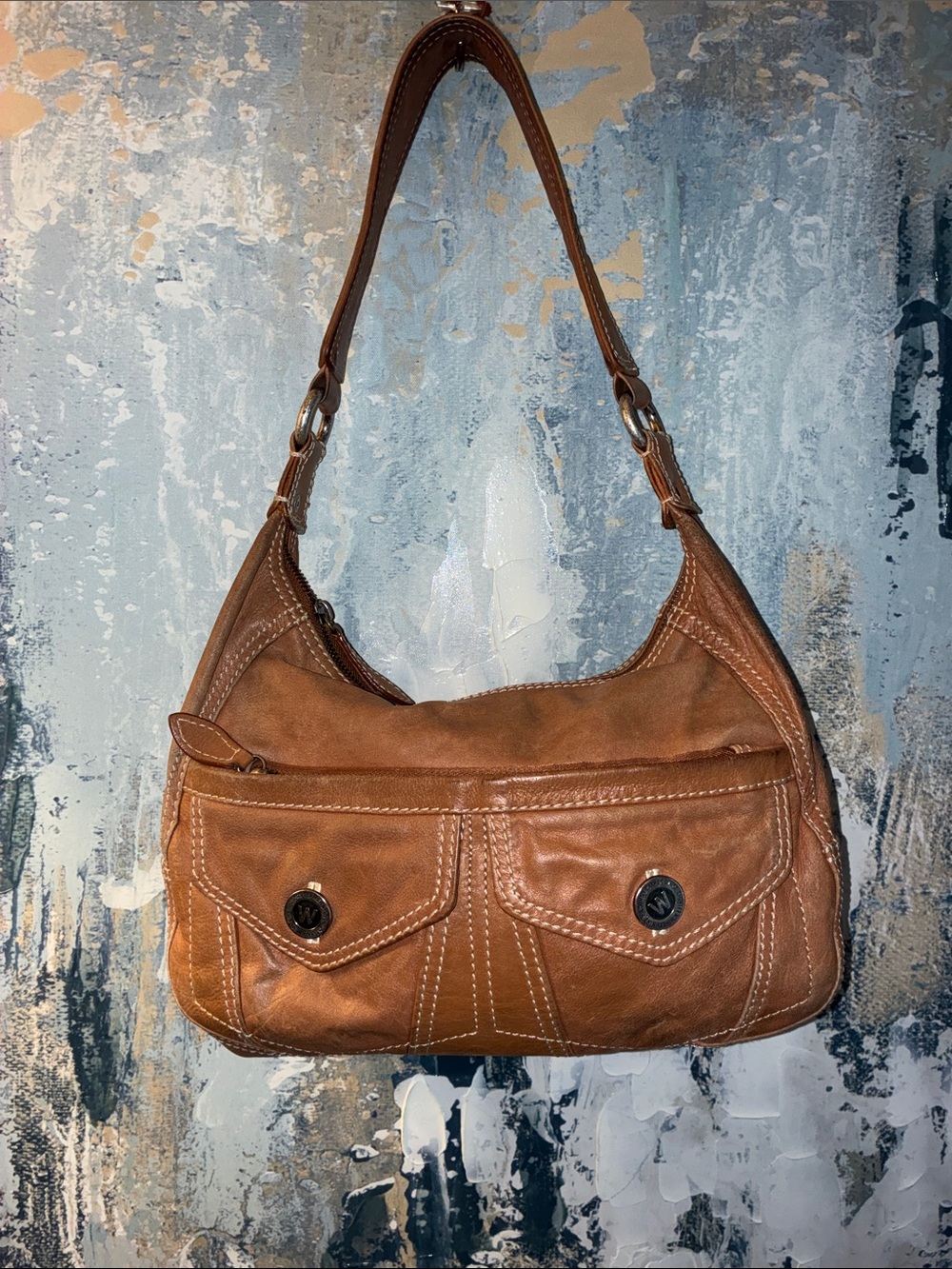 Vintage  GUC!!Wilson’s Genuine leather  Classic Brown Leather Shoulder  HOBO Bag